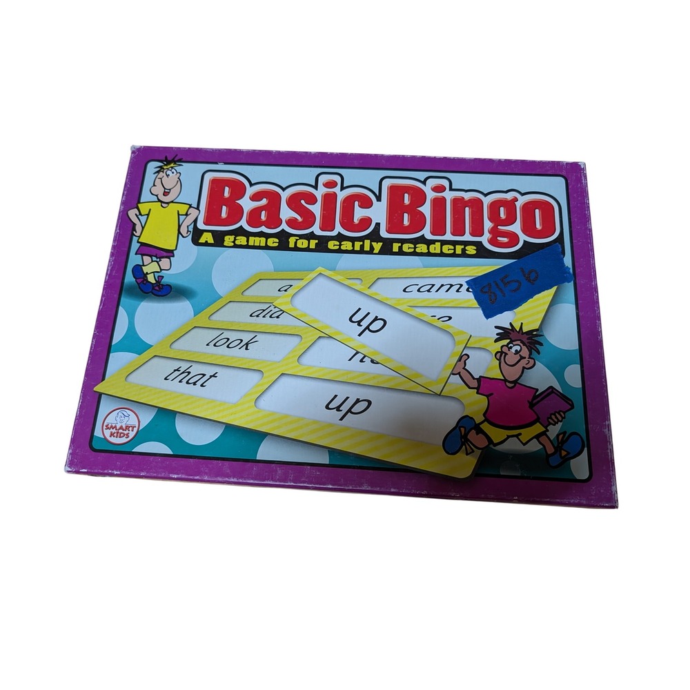 Smart Kids Basic Bingo Game Kids OS Multicolor Good Educational Sight Words